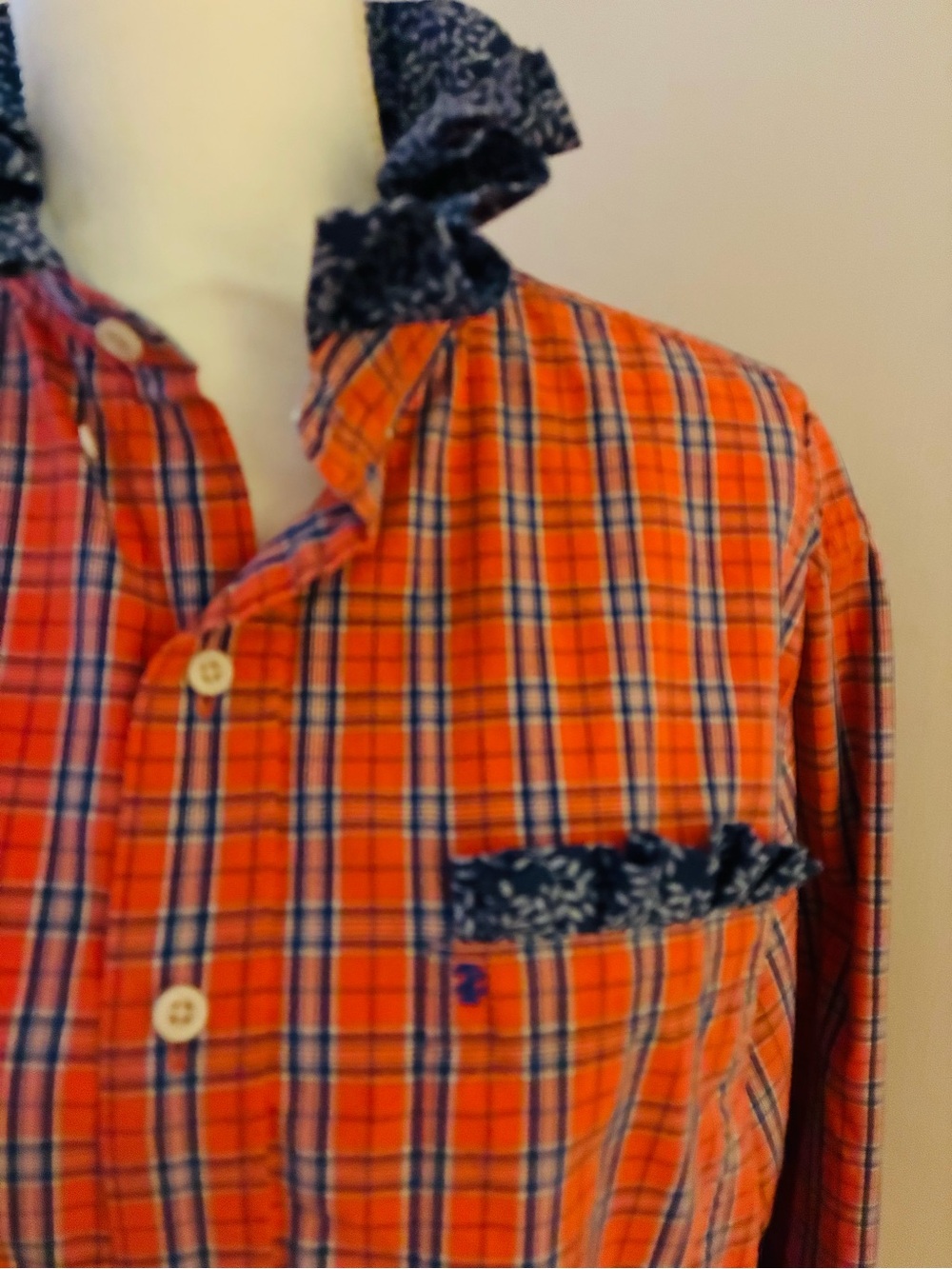 Up-Cycled Embellished Shirt - Picture 3 of 6